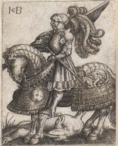 Saint George On Horseback by Jacob Binck