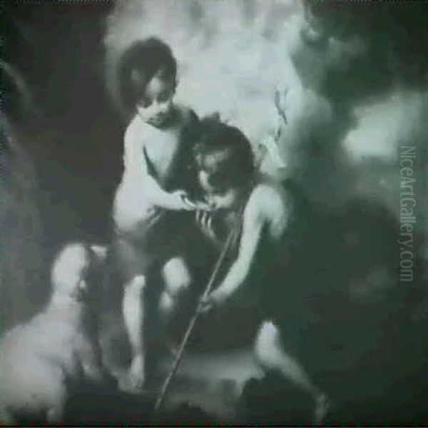 Young John The Baptist With Christ In The Wilderness - view 1