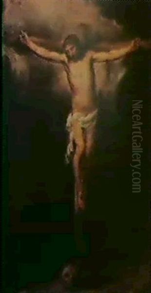 Le Christ En Croix 44 X 34 - view 1