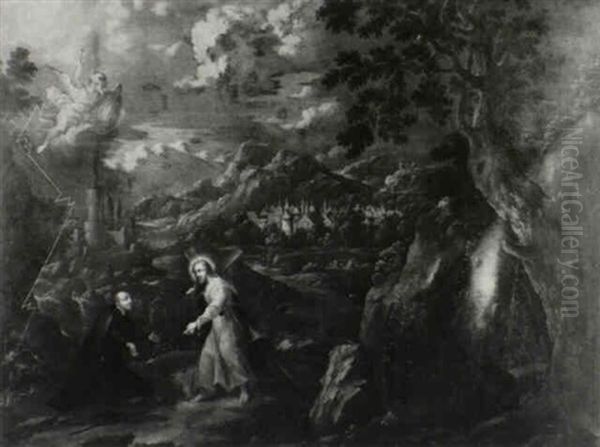 Christ Appearing To St. Ignatius Of Loyola At The Outskirts Of Rome - view 1