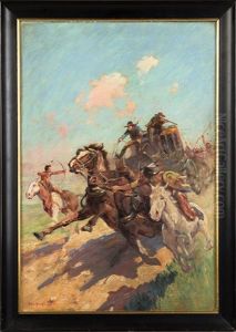War Paint And Powder Horn by Henry Cruse Murphy