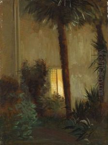 Evening - A Tropical Landscape by Hermann Dudley Murphy