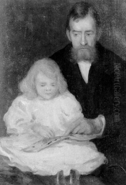 Col. Boles And His Grandchild - view 1