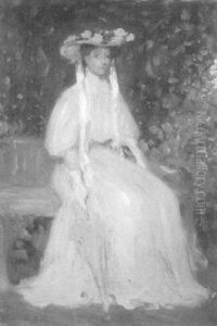 Portrait Study Of Mrs. Sarah Skinner, Federal Hill, Dedham, Masachusetts by Hermann Dudley Murphy