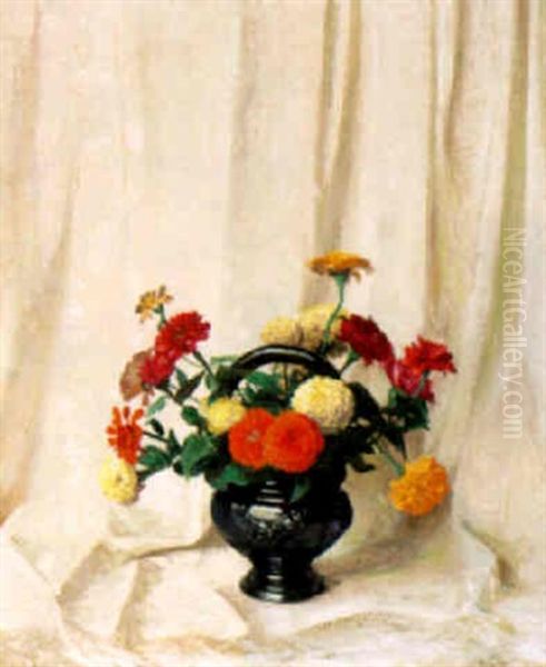 Flowers And Crepe Shawl - view 1