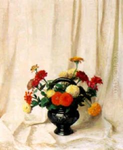 Flowers And Crepe Shawl