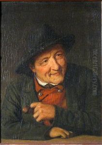 Portrait Of A Gentleman by Alois Binder