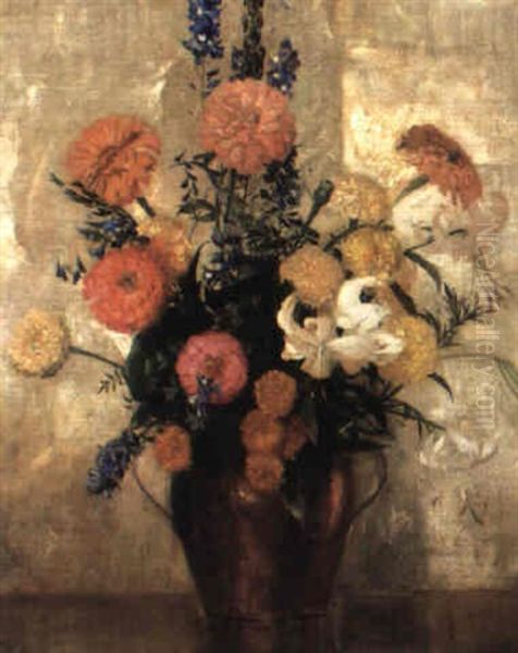 Zinnias - view 1