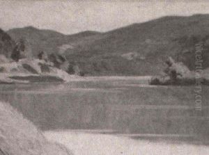 River Landscape by Hermann Dudley Murphy