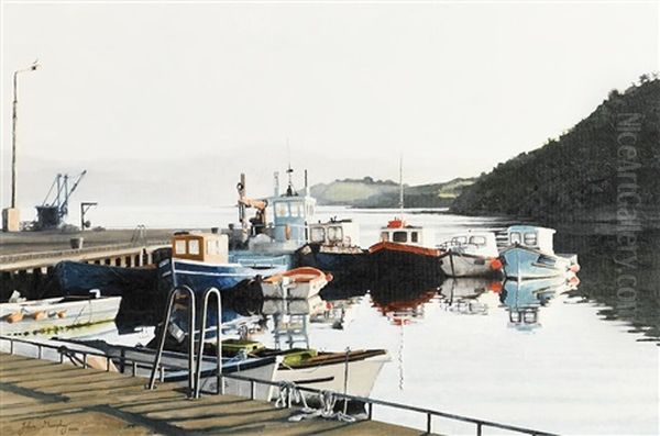 Fishing Boats At Sunrise - view 1