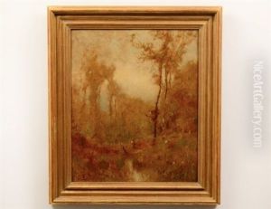 Landscape With Figure On A Path Landscape With Figure On A Path
