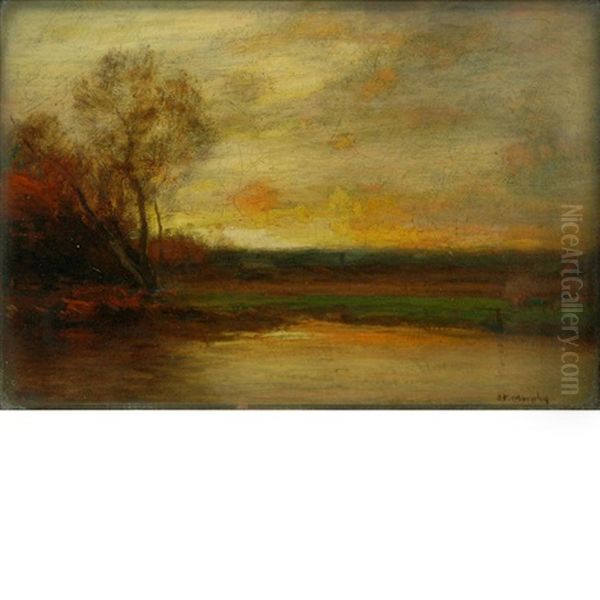 Landscape At Sunset - view 1
