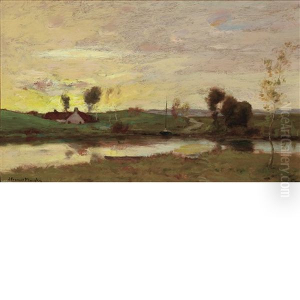 Along The Water At Sunset - view 1