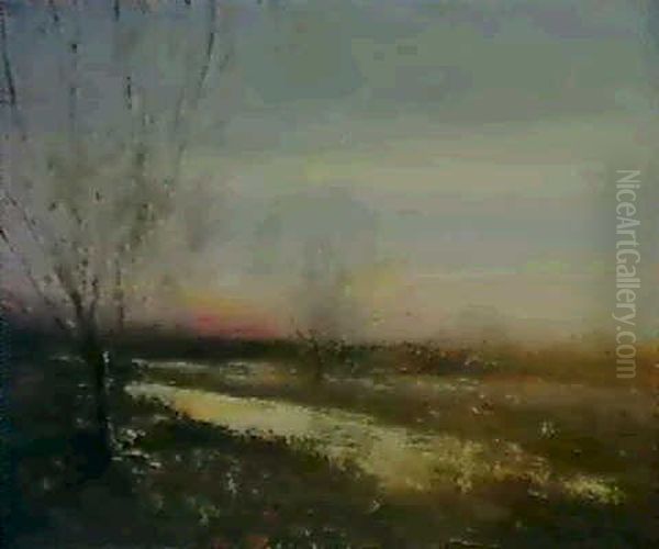 Landscape With Sunset - view 1