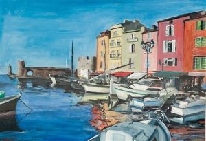 Harbour In The Med by Alexander Henry Hallam Murray