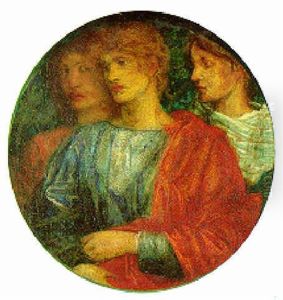 Three Draped Figures by Charles Fairfax Murray