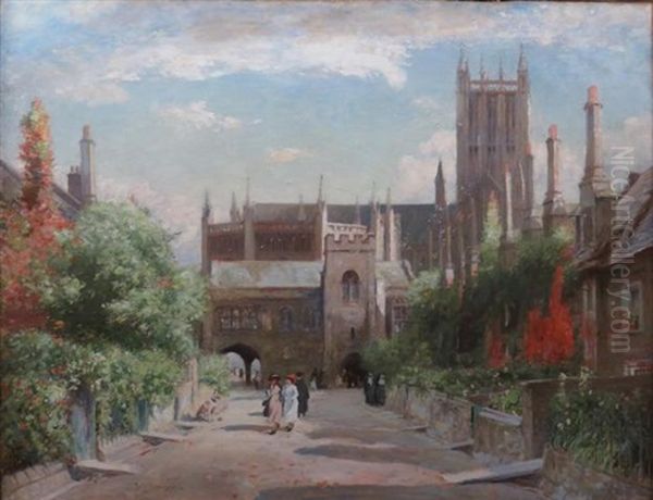 The Vicar's Close, Wells Cathedral - view 1