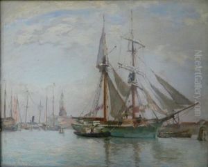 Venetian Scene by Sir David Murray