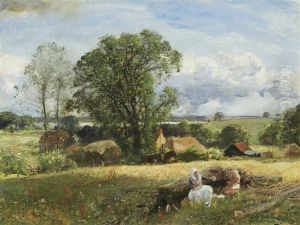 Picnic At The Farm by Sir David Murray