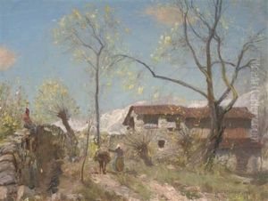 Alpine Farm by Sir David Murray