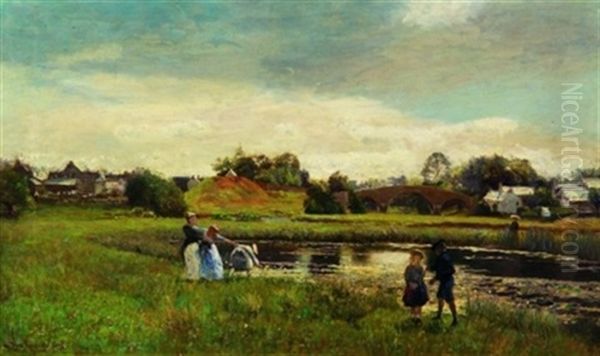 Summer Afternoon By The Lily Pond - view 1