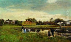 Summer Afternoon By The Lily Pond by Sir David Murray