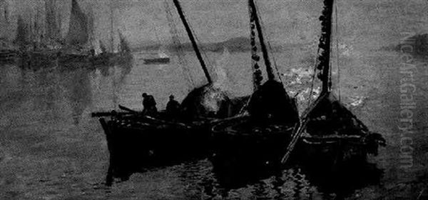 Fishing Boats In Harbour - view 1