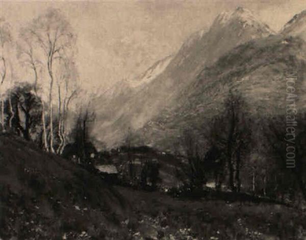 Fruhlingslandschaft Bei Stenaggio - view 1