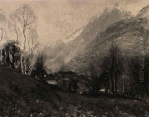 Fruhlingslandschaft Bei Stenaggio