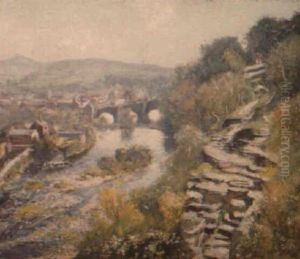 The River Teme At Ludlow The River Teme At Ludlow