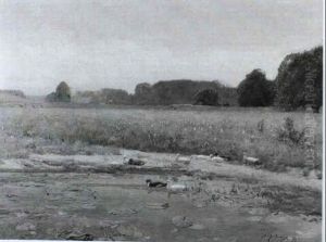 The Duck Pond by Sir David Murray