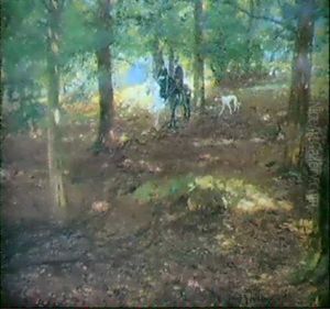 In The Woods, Bolton Abbey by Sir David Murray