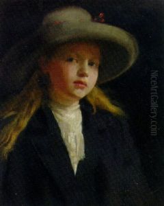 Portrait Of A Young Girl by George Murray