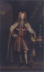 Portrait Of Edward, 8th Baron Dudley, And 3rd Baron Ward