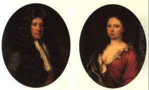 Portraits Of John Toke Of Godinton And His Wife Susannah by Thomas Murray
