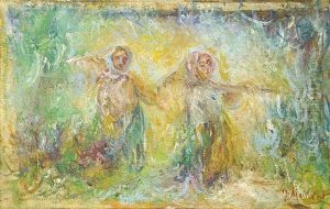 Zeny Na Poli by Grigorij Musatov