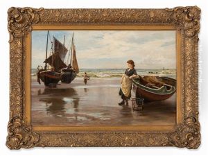 Fisherwoman by Francis Sydney Muschamp