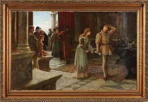 Court Scene by Francis Sydney Muschamp