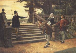 You Are Idle Shallow Things: I Am Not Of Your Element - Malvolio, Twelfth Night, Act 3, Scene 4 by Francis Sydney Muschamp
