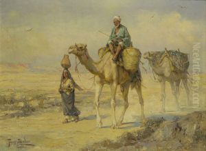 Morgen In Der Wuste Bei Cairo by Tony Binder
