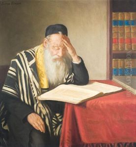 Rabbi Reading by Tony Binder