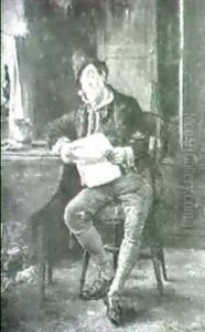 Reading The News by Francis Sydney Muschamp