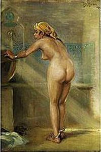 Frauenakt Im Harem by Tony Binder