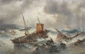 Shipwreck by Auguste Henri Musin
