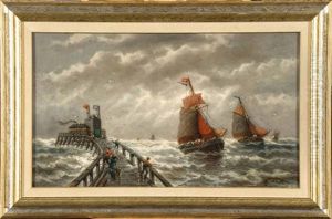 Gros Temps-entree Au Port De Gravelines