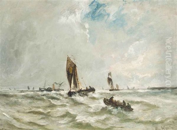 Coastal Shipping In A Freshening Breeze - view 1