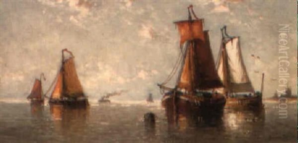 Fishing Boats In A Calm - view 1