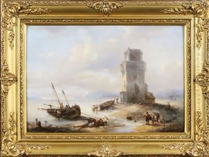 Marine Avec Tour Et Bateaux