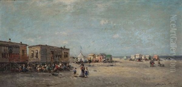Vue D'une Plage Animee - view 1