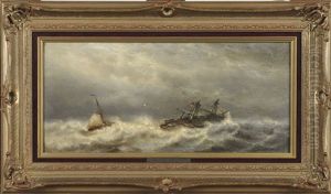 Tempete En Mer by Francois-Etienne Musin